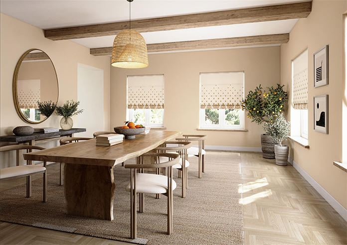 Petal & Block Nitara, Marigold - Roman Blind - Image 6